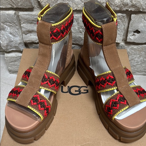 UGG Shoes - UGG Ashton Heritage Braided Sandals NWT